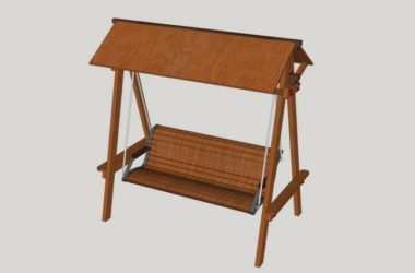 SketchUp Material Model: Swing Chair Landscape Component-BIM WORLD