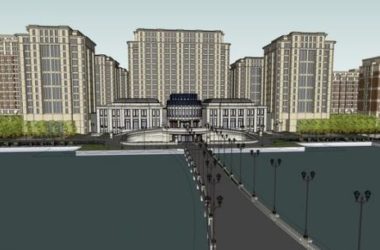 SketchUp Residential Models: High-Rise Communities and European Neoclassical Buildings-BIM WORLD