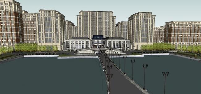 SketchUp Residential Models: High-Rise Communities and European Neoclassical Buildings