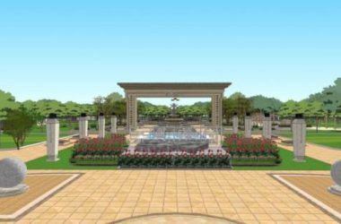 Modern Theme Park Landscape Design in SketchUp-BIM WORLD