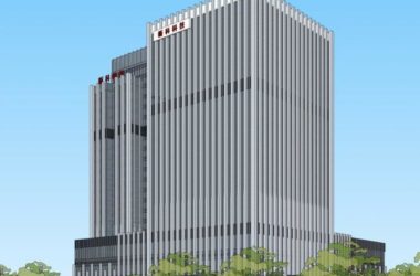 Modern High-Rise Office Building Model in SketchUp-BIM WORLD