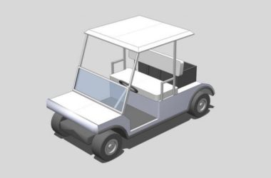 SketchUp Material Models: Golf Carts, Patrol Cars, and Vehicle Components-BIM WORLD
