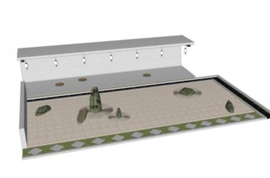 SketchUp Material Model: Chinese-Style Zen Landscape Wall Component-BIM WORLD