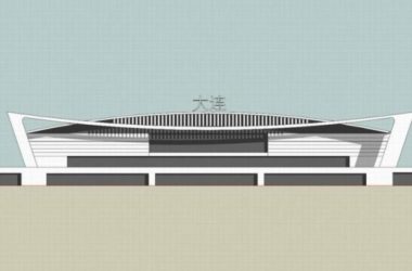 Modern Multi-Story Transportation Hub: High-Speed Railway, Bus Station, and Bridge Design in SketchUp-BIM WORLD