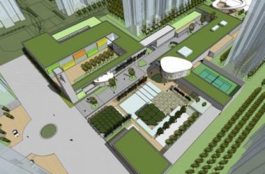 Modern Multi-Story Clubhouse and Kindergarten Educational Building | SketchUp School Model-BIM WORLD