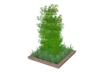 Modern SketchUp Materials: Tree, Pool, and Landscape Components for Contemporary Designs-BIM WORLD