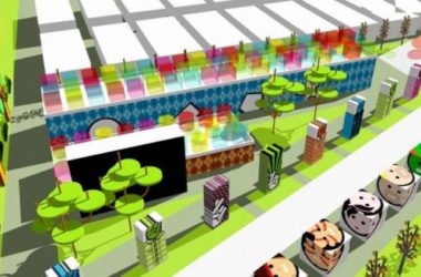 Modern Multi-Story Cartoon-Style Kindergarten and School Model in SketchUp-BIM WORLD