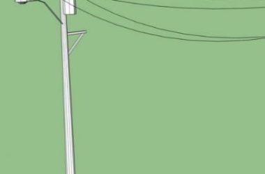 SketchUp Materials: Electric Pole Landscape Components Guide-BIM WORLD