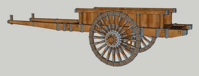 SketchUp Materials for Landscape Design: Horse Carriage and Bull Cart Models