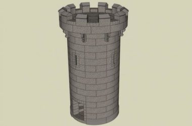 SketchUp Material Models for Landscape and Tower Components-BIM WORLD