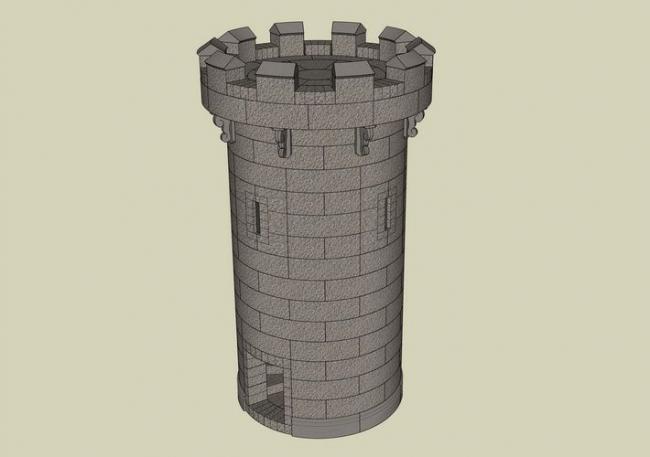 SketchUp Material Models for Landscape and Tower Components