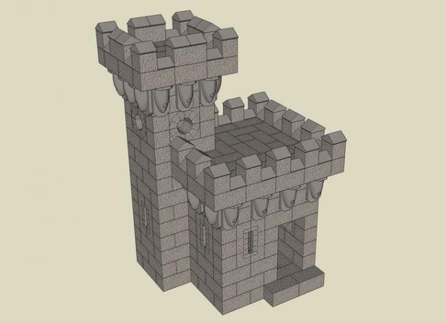 SketchUp Materials for Landscape Tower Components