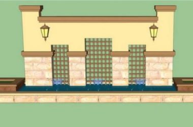 SketchUp Material Model: European Wall Landscape Components-BIM WORLD