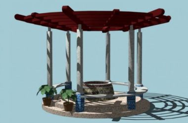 SketchUp Models: Pavilions, Landscapes, and Leisure Structures-BIM WORLD