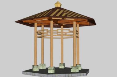 SketchUp Models: Pavilions, Landscapes, and Leisure Structures-BIM WORLD