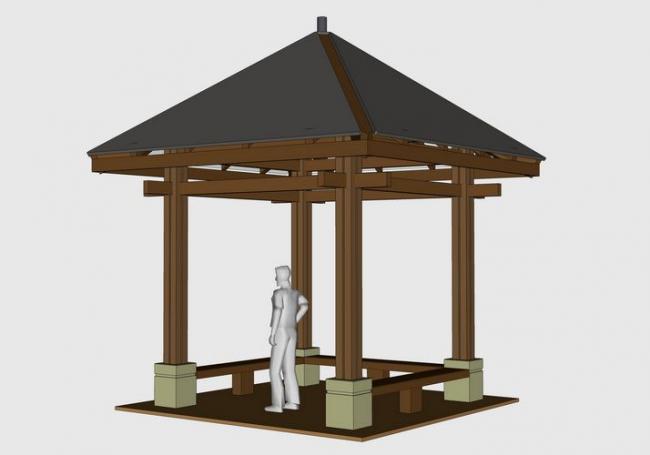 SketchUp Models: Landscape and Pavilion Sketches Collection