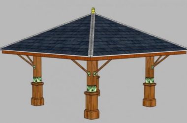 SketchUp Model: Landscape Pavilion Design-BIM WORLD