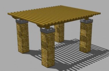 SketchUp Material Models: Landscape Flower Frame Components-BIM WORLD
