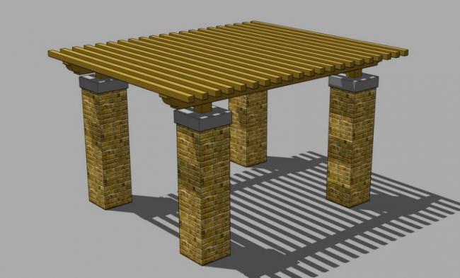 SketchUp Material Models: Landscape Flower Frame Components