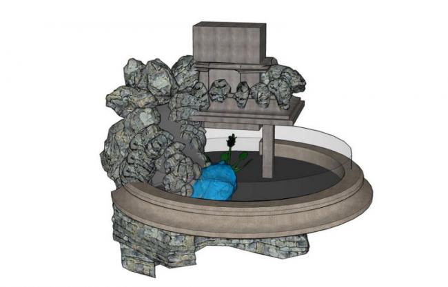 SketchUp Materials for Rockery and Landscape Sculptures