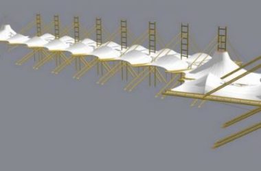 SketchUp Material Model: Stretch Film Landscape Texture Component-BIM WORLD