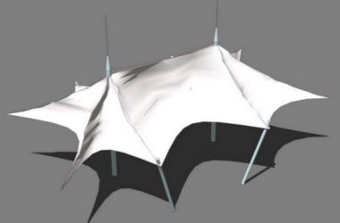 SketchUp Material Model: Stretch Film Landscape Texture Component-BIM WORLD