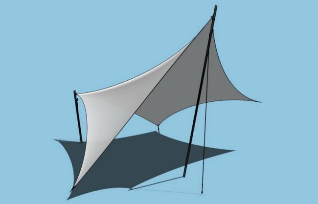 SketchUp Material Model: Stretch Film Texture for Landscape Components