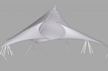 SketchUp Material Model: Stretch Film Landscape Component-BIM WORLD