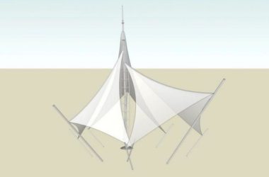 SketchUp Material Model: Stretch Film Landscape Texture Component-BIM WORLD