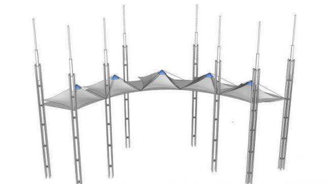 SketchUp Material Model: Stretch Film Landscape Component