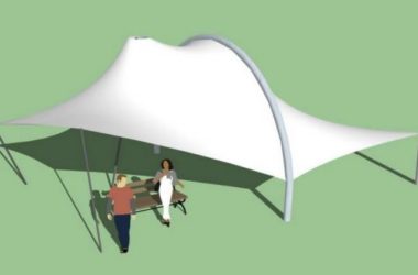 SketchUp Material Model: Stretch Film Landscape Component-BIM WORLD