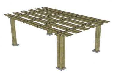 SketchUp Material Model: Flower Frame for Landscape Design-BIM WORLD