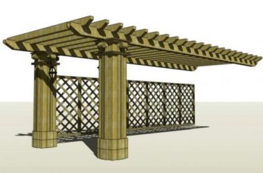 SketchUp Material Model: Flower Frame Landscape Component-BIM WORLD