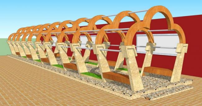 SketchUp Material Models for Corridor Landscape Components