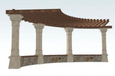SketchUp Material Model: Floral Frame Landscape Component-BIM WORLD