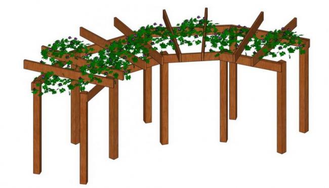 SketchUp Material Model: Flower Frame Landscape Component