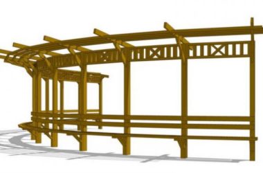 SketchUp Material Models for Leisure Corridor Landscape Design-BIM WORLD
