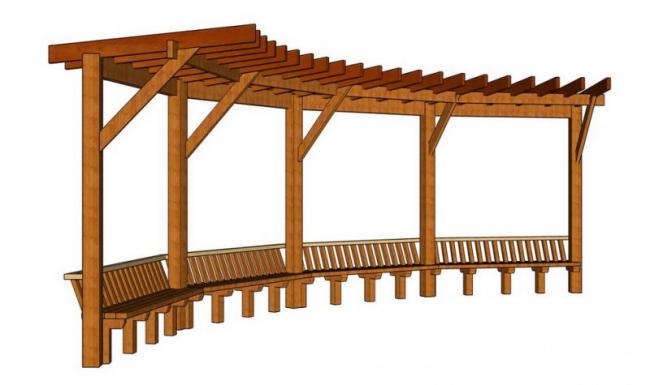 SketchUp Material Model for Corridor Landscape Components