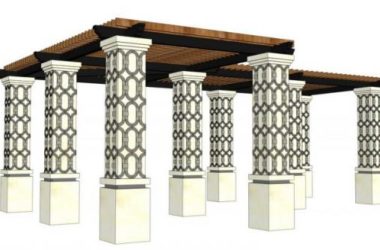 SketchUp Materials: Landscape Flower Frame Components-BIM WORLD