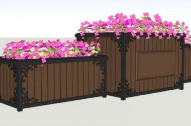SketchUp Material Model: Flower Pool Landscape Components-BIM WORLD