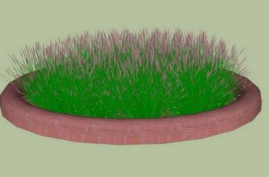 SketchUp Material Model: Flower Pool Landscape Component-BIM WORLD
