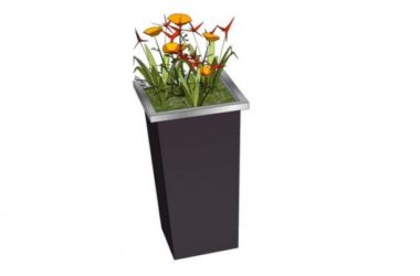 Modern Flower Bowl Landscape Material Component in SketchUp-BIM WORLD