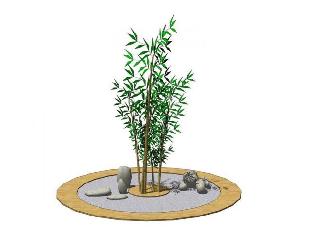 SketchUp Material Models: Tree, Pool, and Landscape Components