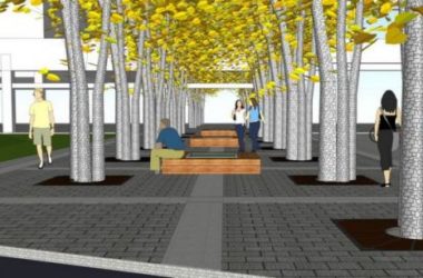 Modern Community Entrance Landscape | SketchUp 3D Model-BIM WORLD