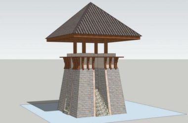 SketchUp Model: Southeast Asian Classical Style Pavilion Design-BIM WORLD
