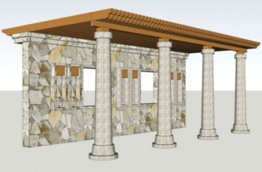 SketchUp Material Model: Flower Frame Component-BIM WORLD