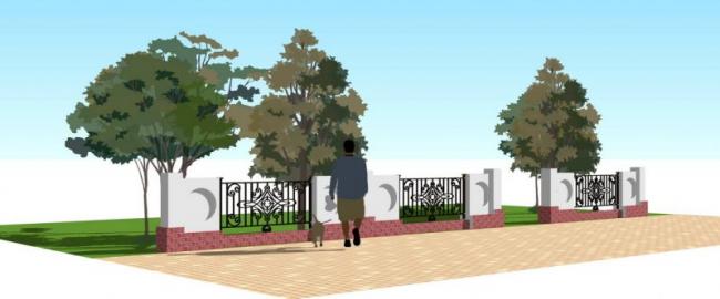 SketchUp Material Library: Components for Walls, Fences, and Guardrails