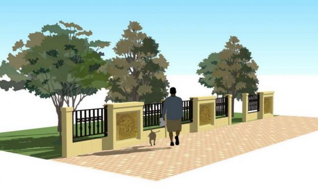 SketchUp Materials for Walls, Fences, and Guardrails