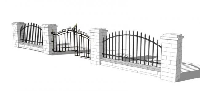 SketchUp Material Models: Wall and Fence Components Guide