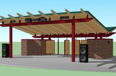 SketchUp Materials for Outdoor Stage Scene Components-BIM WORLD